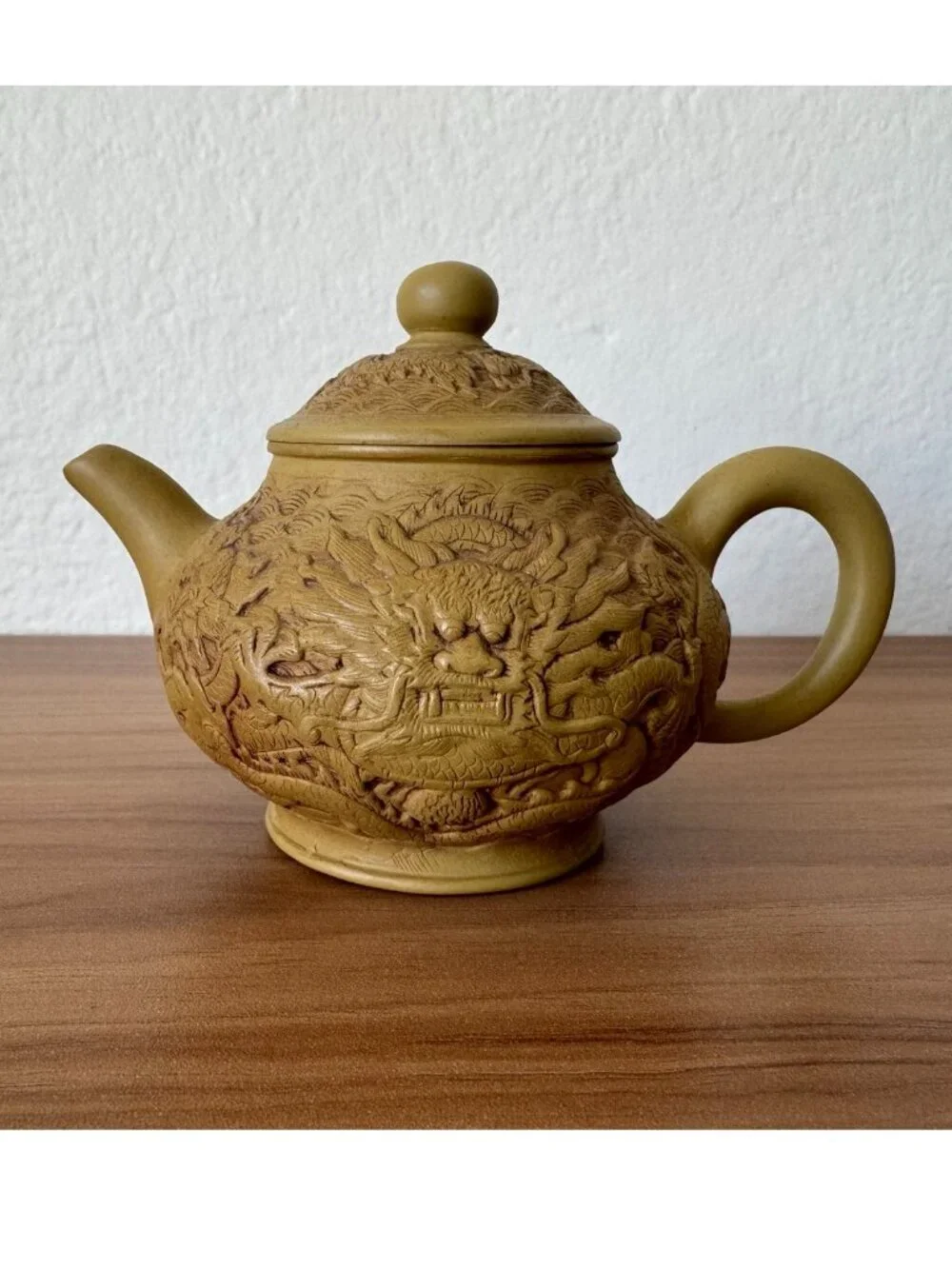Wing Hop Fung Chinese Yixing Style Dragon Clay Tea Set w/ 4 Cups | Tea Ceremony